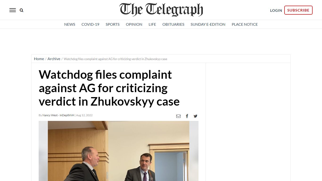 Watchdog files complaint against AG for criticizing verdict in ...